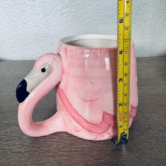 Flamingo The Critter Collection Sheffield Home Coffee Mug Cup Planter - Picture 2 of 5